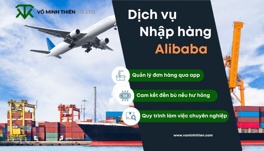 Võ Minh Thiên cung cấp dịch vụ mua hộ hàng Alibaba và thanh toán hộ Alibaba