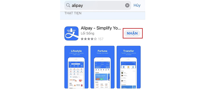 Cách tạo tài khoản thanh toán Alipay trên điện thoại