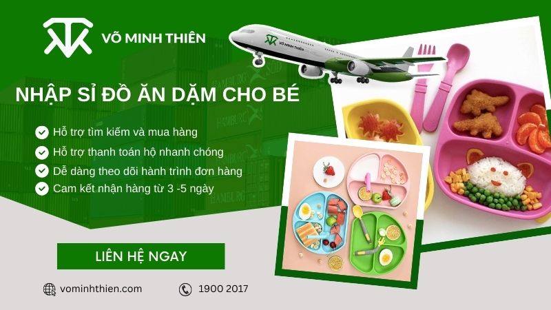 Nguồn hàng sỉ đồ ăn dặm cho bé​ chất lượng từ Trung Quốc