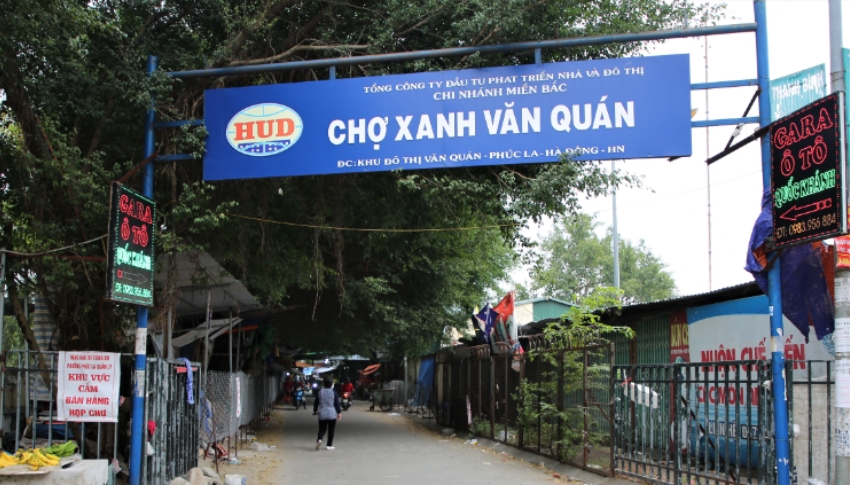 Chợ Văn Quán nhập sỉ rau tại Hà Nội