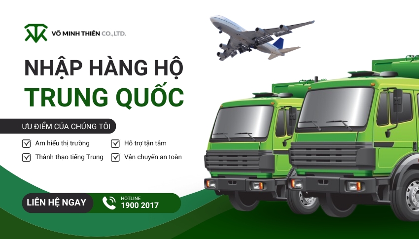 Võ Minh Thiên là đơn vị vận chuyển hàng Trung Quốc về Việt Nam