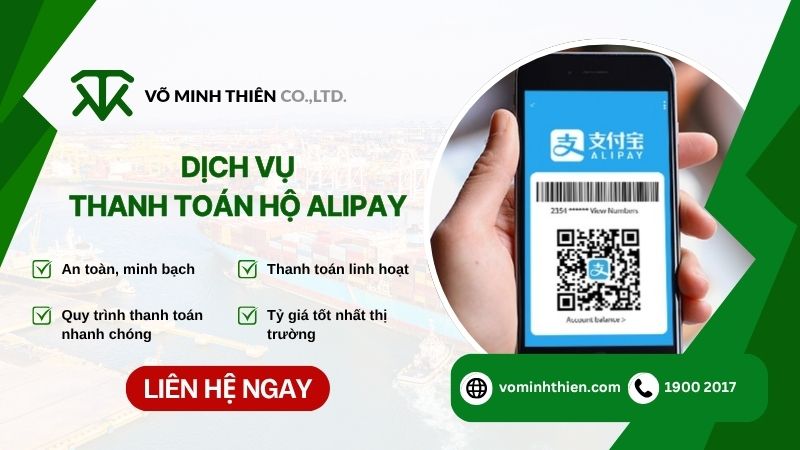 Dịch vụ thanh toán hộ Taobao trên Võ Minh Thiên