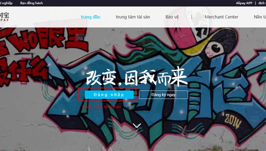 Cách xác thực tài khoản alipay bằng hộ chiếu qua website
