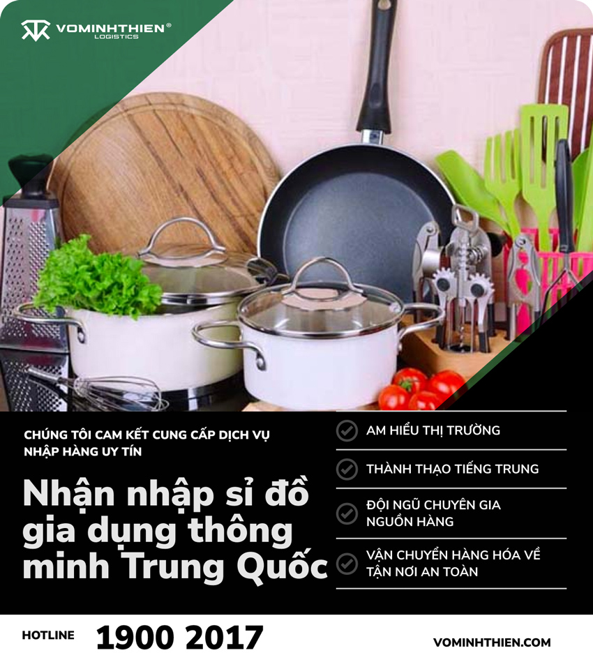 Nhập đồ gia dụng nội địa Trung Quốc giá sỉ