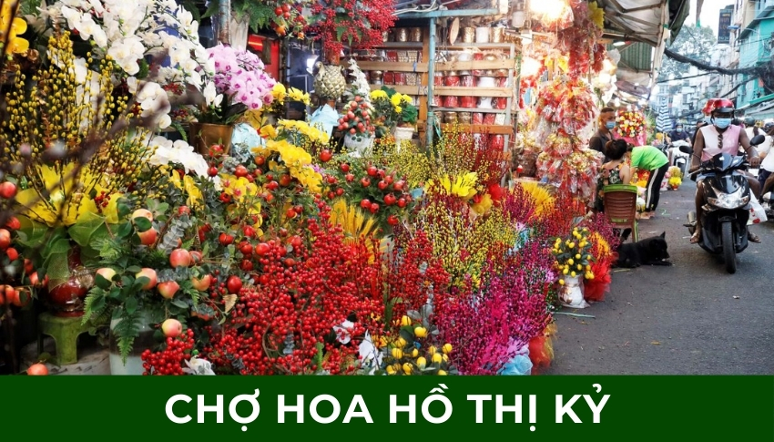 Chợ Hồ Thị Kỷ là Chợ đầu mối Sài Gòn chuyên cung cấp hoa sỉ