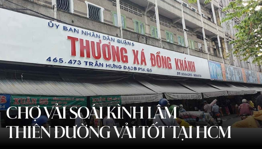 Chợ Soái Kình Lâm được người dân gọi là thương xá Đồng Khánh