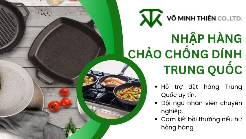 Tổng hợp 5 mẫu chảo chống dính Trung Quốc bằng thép, gang đáng mua