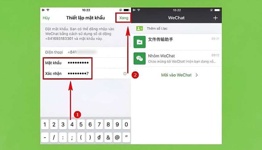 Cách lấy lại mật khẩu wechat trên android và ios