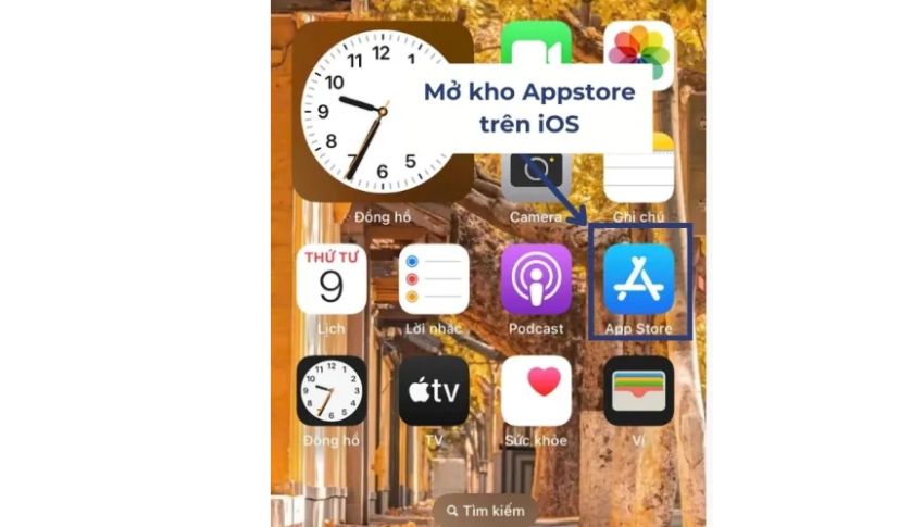 Mở cửa hàng ứng dụng App Store