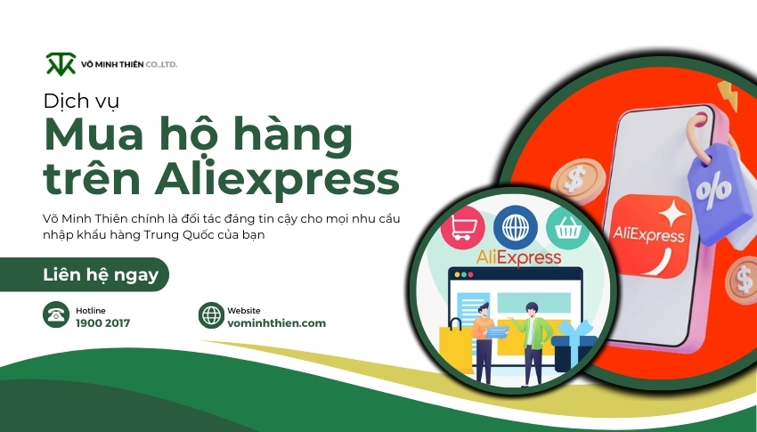 Nhập hàng Aliexpress giá gốc tại Võ Minh Thiên