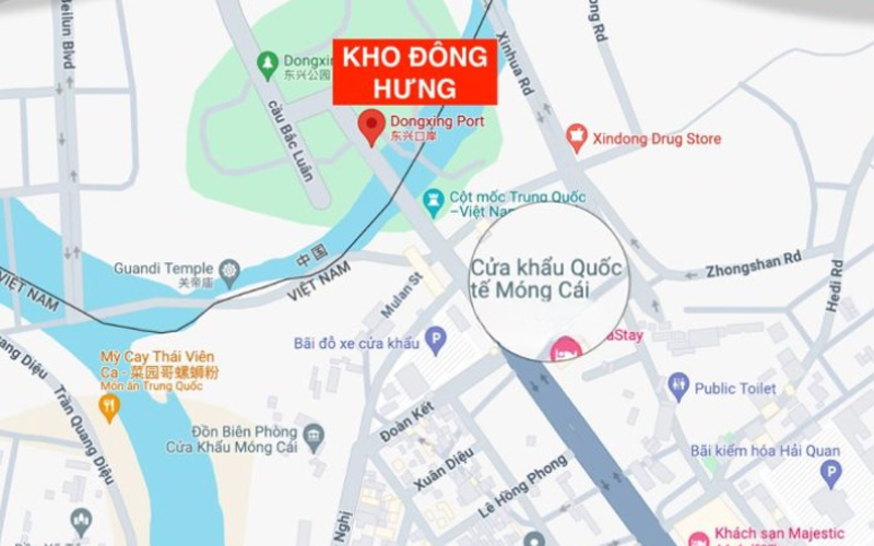 Kho hàng Đông Hưng ở đâu?