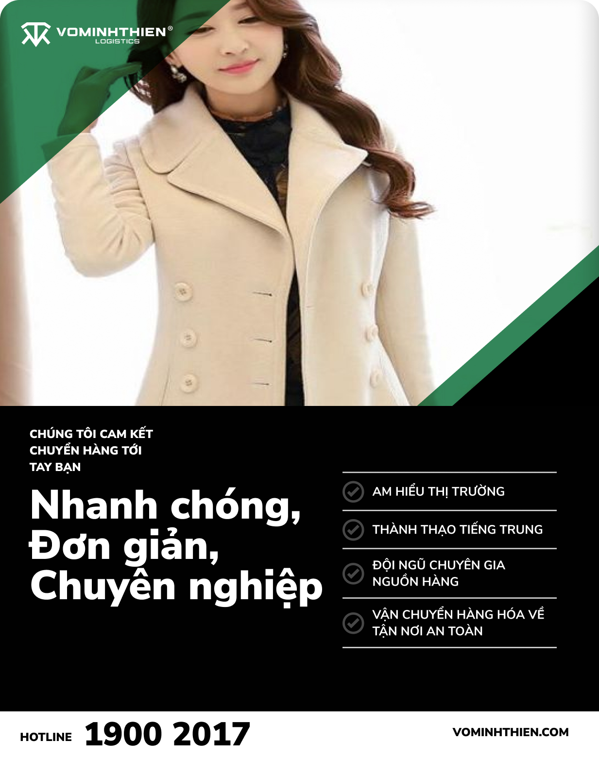 Võ Minh Thiên đơn vị nhập hàng áo khoác dạ tại Quảng Châu Trung Quốc uy tín giá tốt