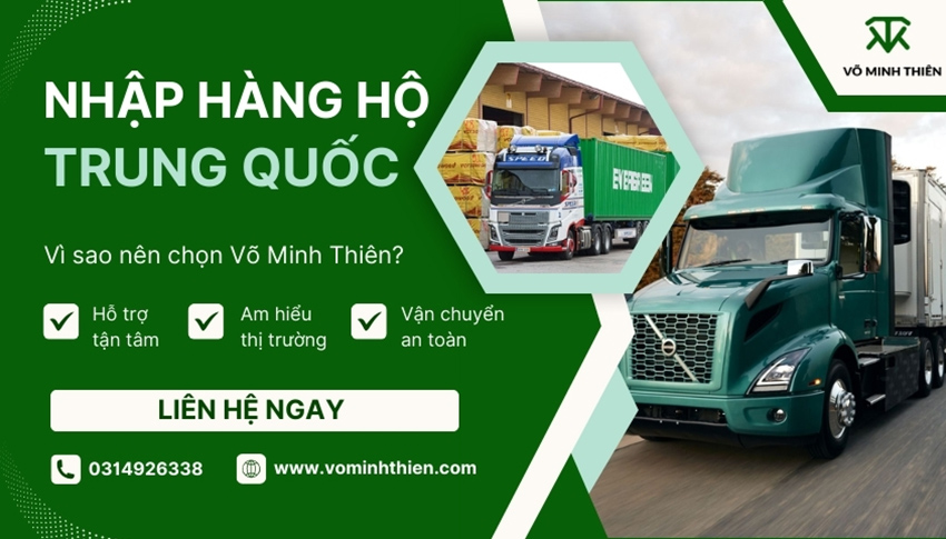Dịch vụ nhập hàng Trung Quốc tại Võ Minh Thiên
